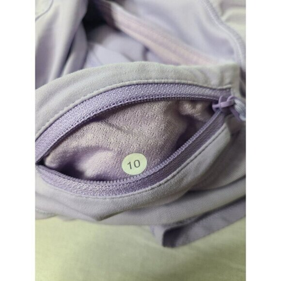 Lululemon Run- Nothing to Hide Mini Skirt-Lilac Size 10- RARE - Picture 8 of 8